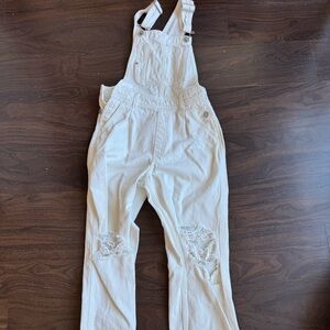 H&M cream overalls